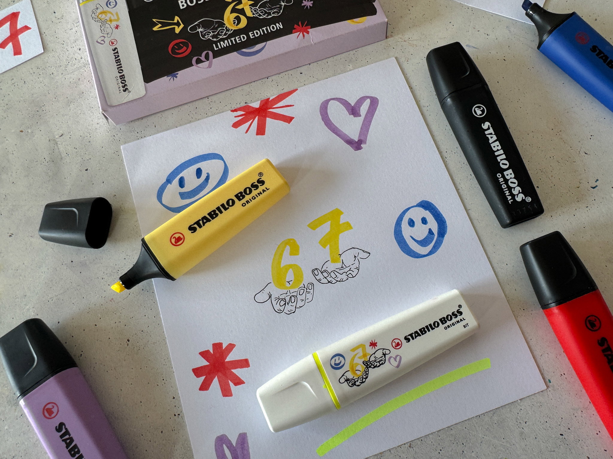 Stabilo Boss, Textmarker, Marker, Farbmarker, Schreibwaren