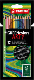 Crayons de couleurs STABILO GREENcolors ARTY