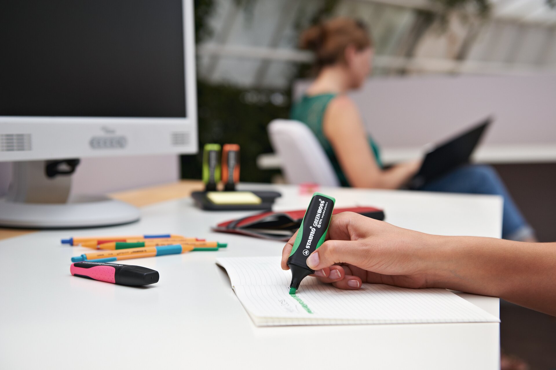 Markeerstiften STABILO GREEN BOSS