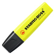 Textmarker STABILO BOSS ORIGINAL, Highlighter, Marker, Neon gelb, Stabilo Boss, Beschreibbares Zubehör