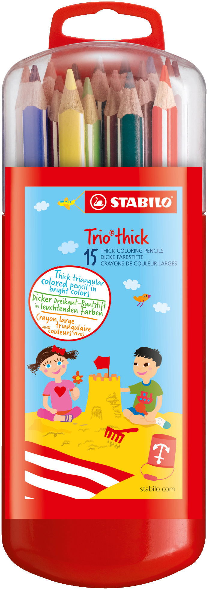 Buntstifte STABILO Trio thick