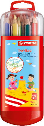 Crayons de couleurs STABILO Trio thick