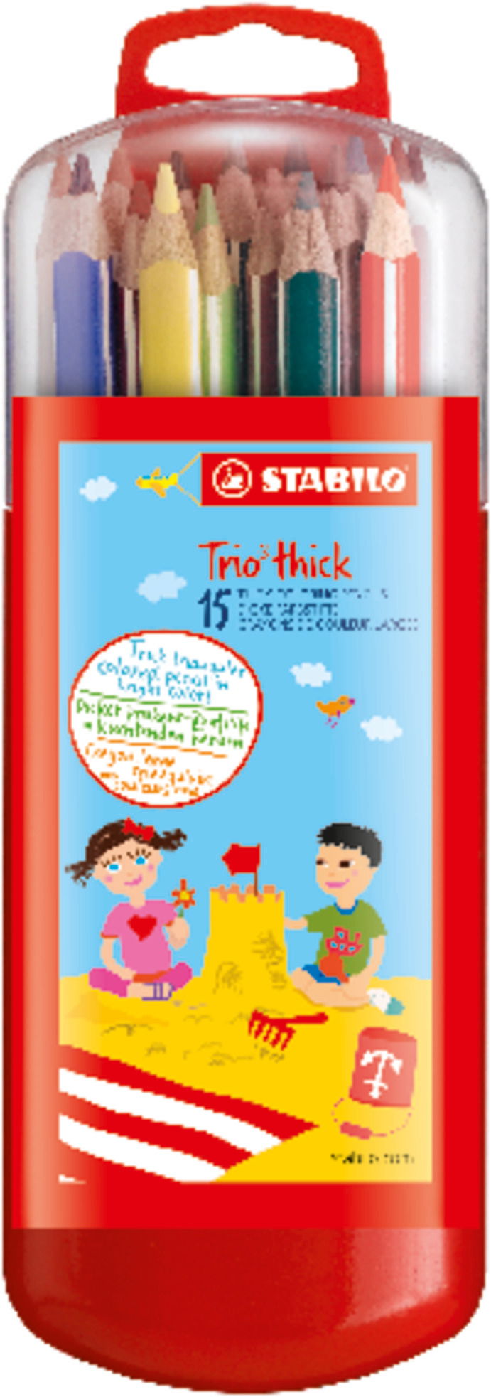 Farbičky STABILO Trio thick