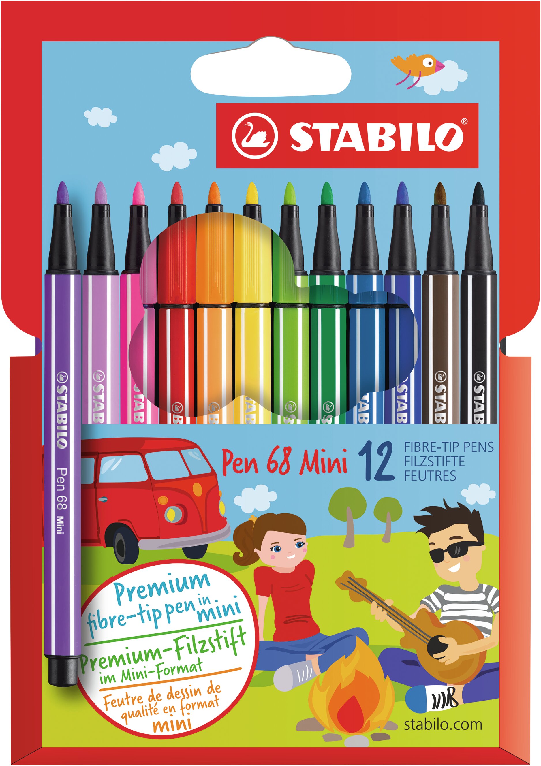 STABILO Pen 68 Mini Viltstiften STABILO Pen 68 Mini