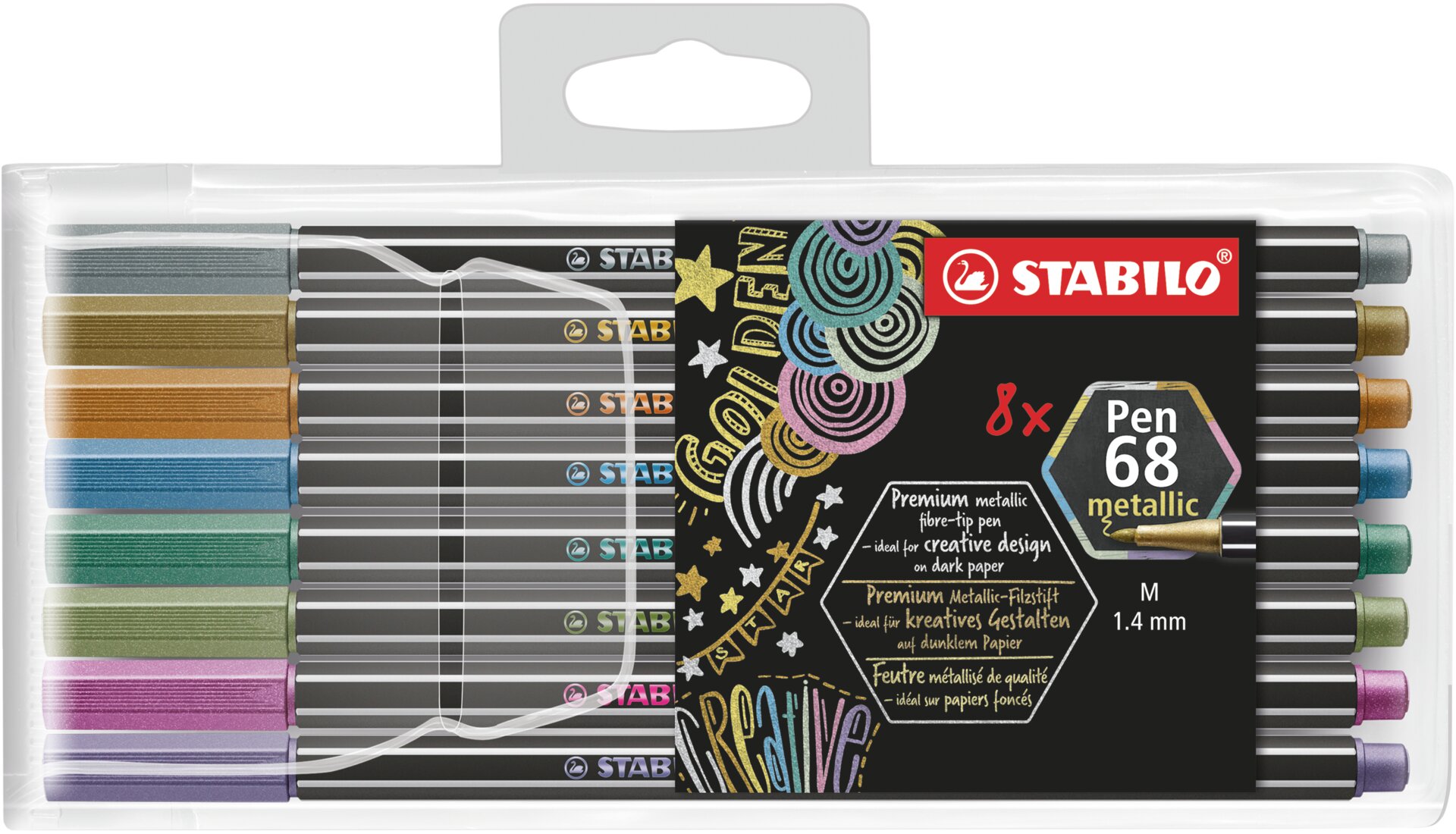 Feutre métallisé de qualité premium STABILO Pen 68 metallic Feutres STABILO Pen 68 metallic