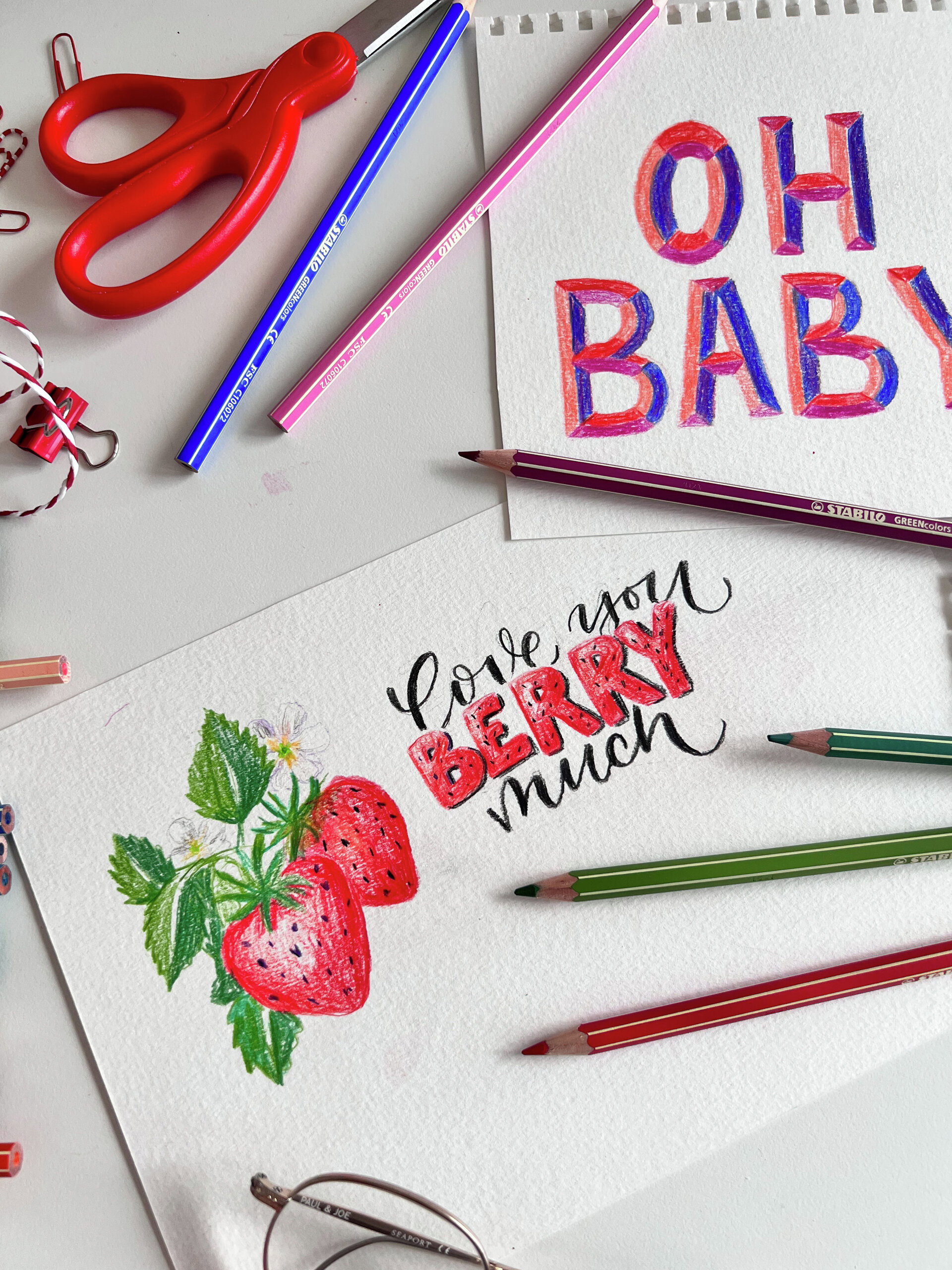 Colored Pencils STABILO GREENcolors