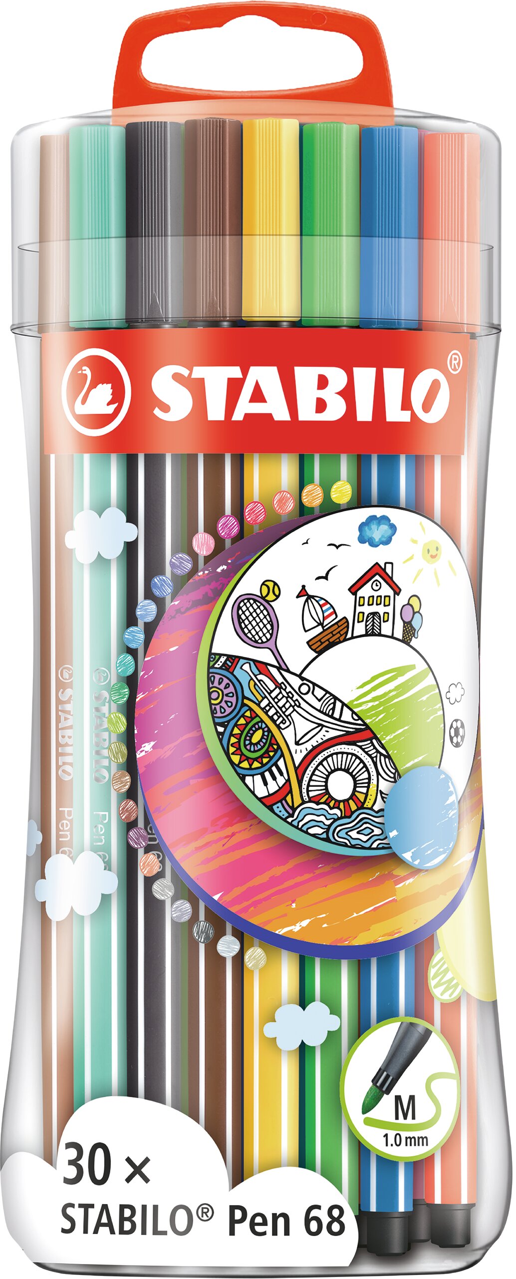Viltstiften STABILO Pen 68