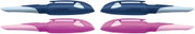 stabilo pen, roller pen, clip cap, dual color, pink blue