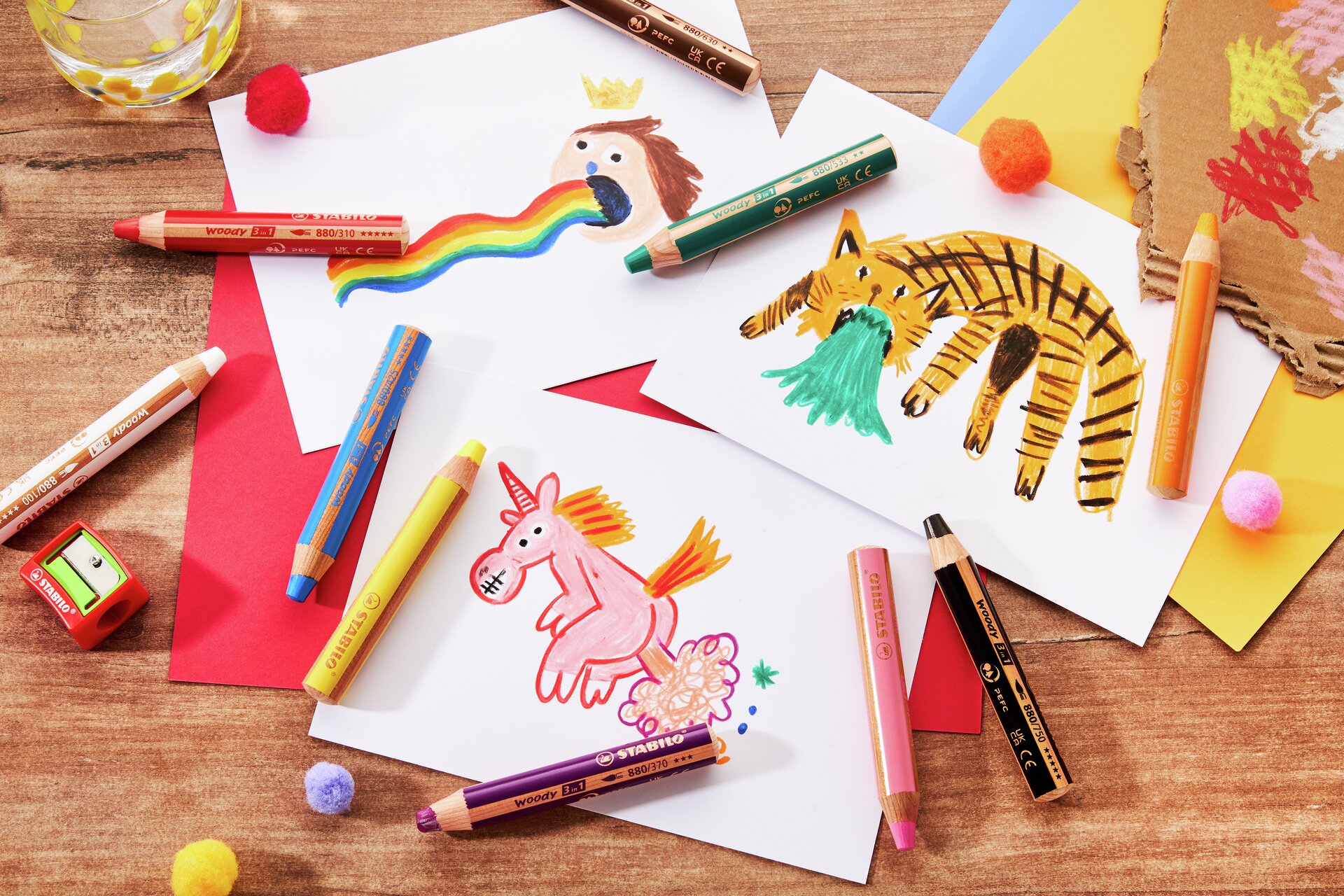 Buntstifte STABILO woody 3 in 1