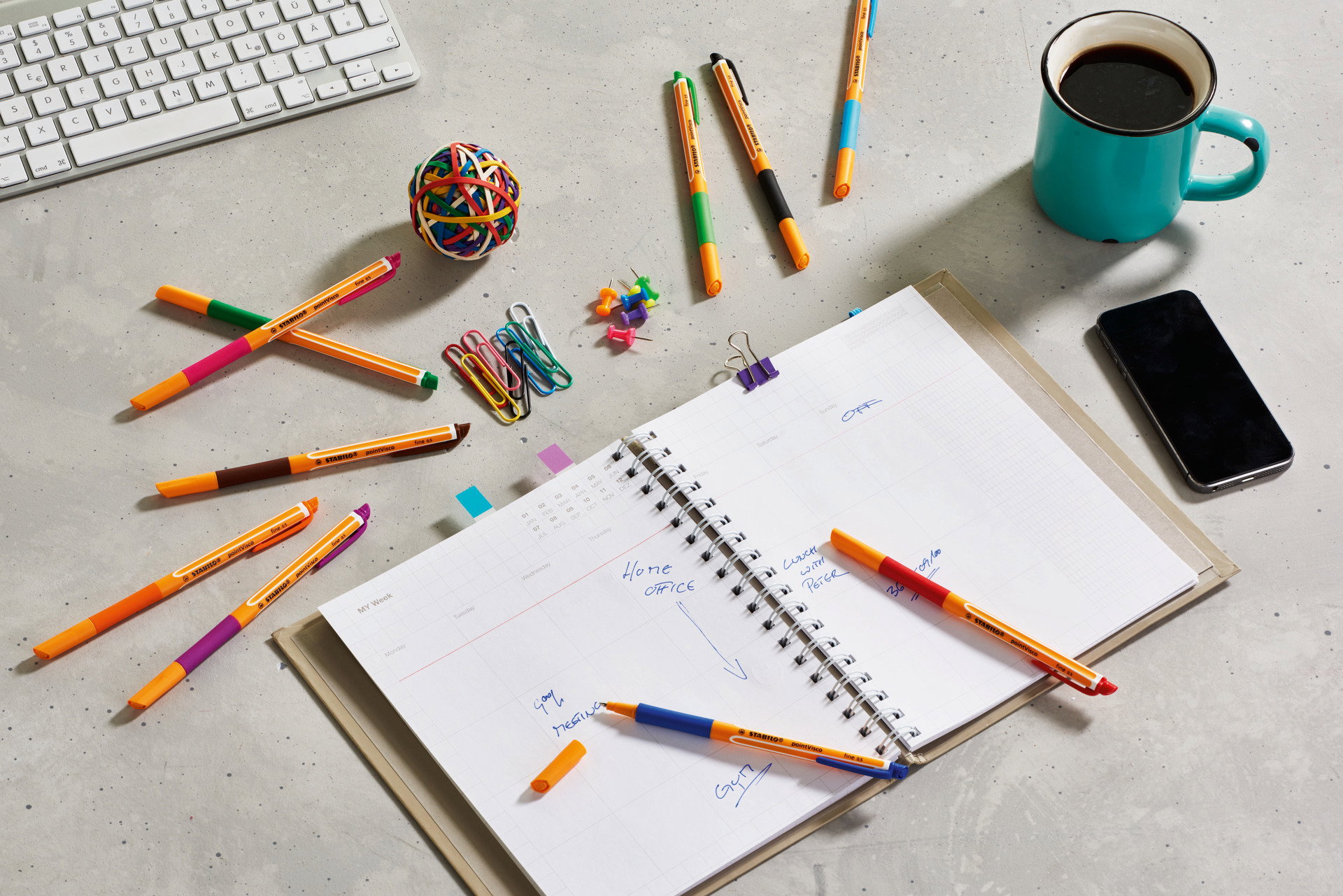 Gelpennen STABILO pointVisco