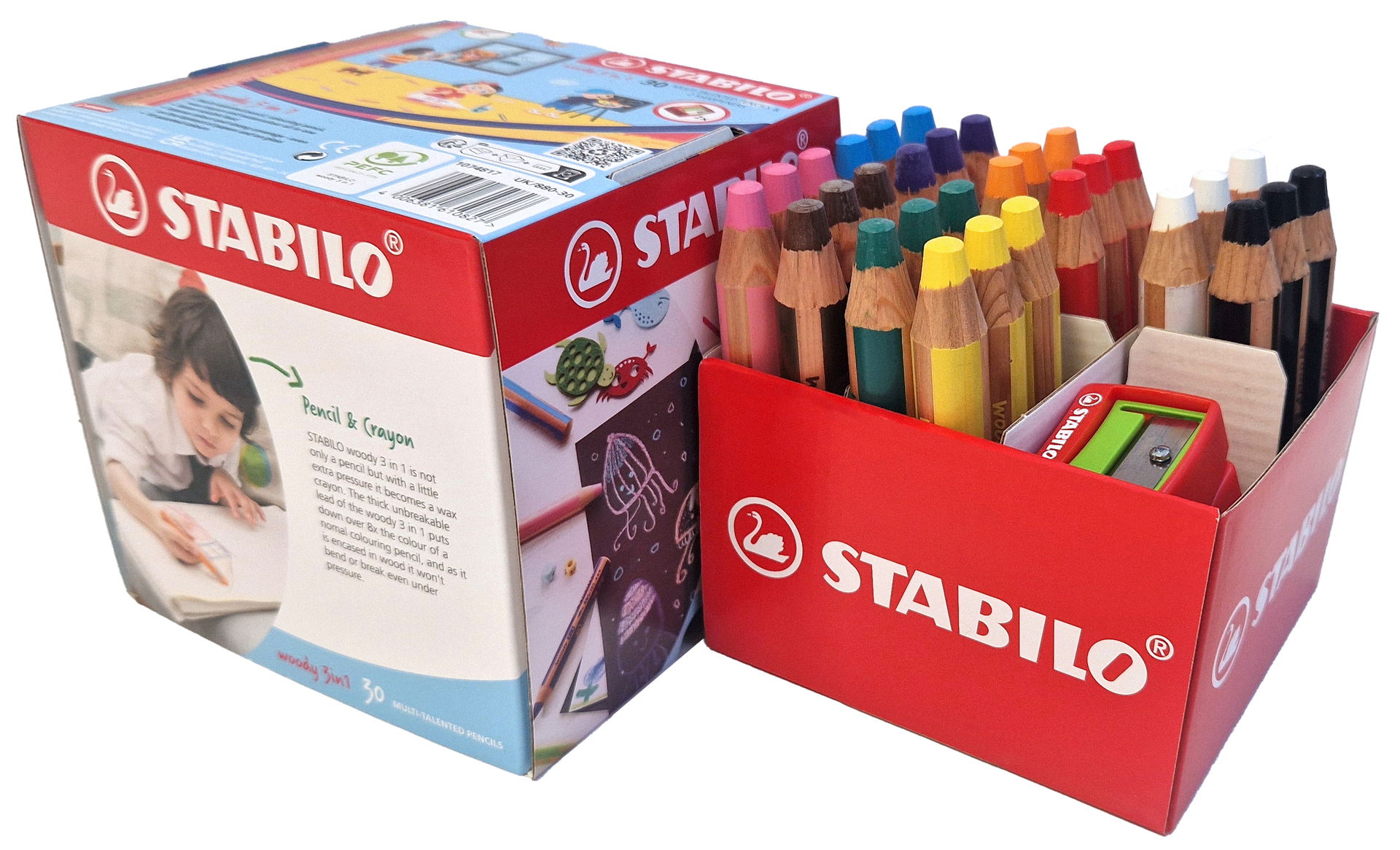Multi-talented pencil STABILO woody 3 in 1 Multi-talented pencil STABILO woody 3 in 1