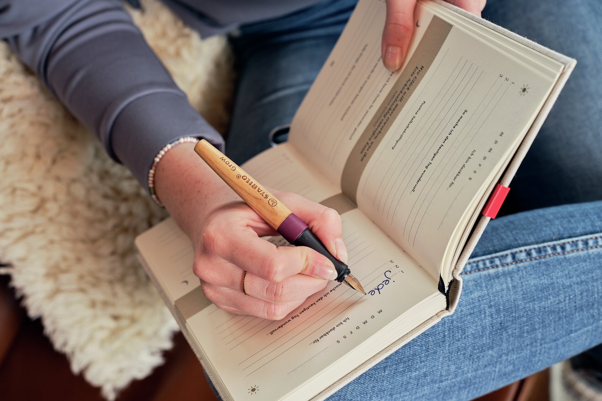 Füller STABILO Grow, journal, notebook, pen, planung, schrift