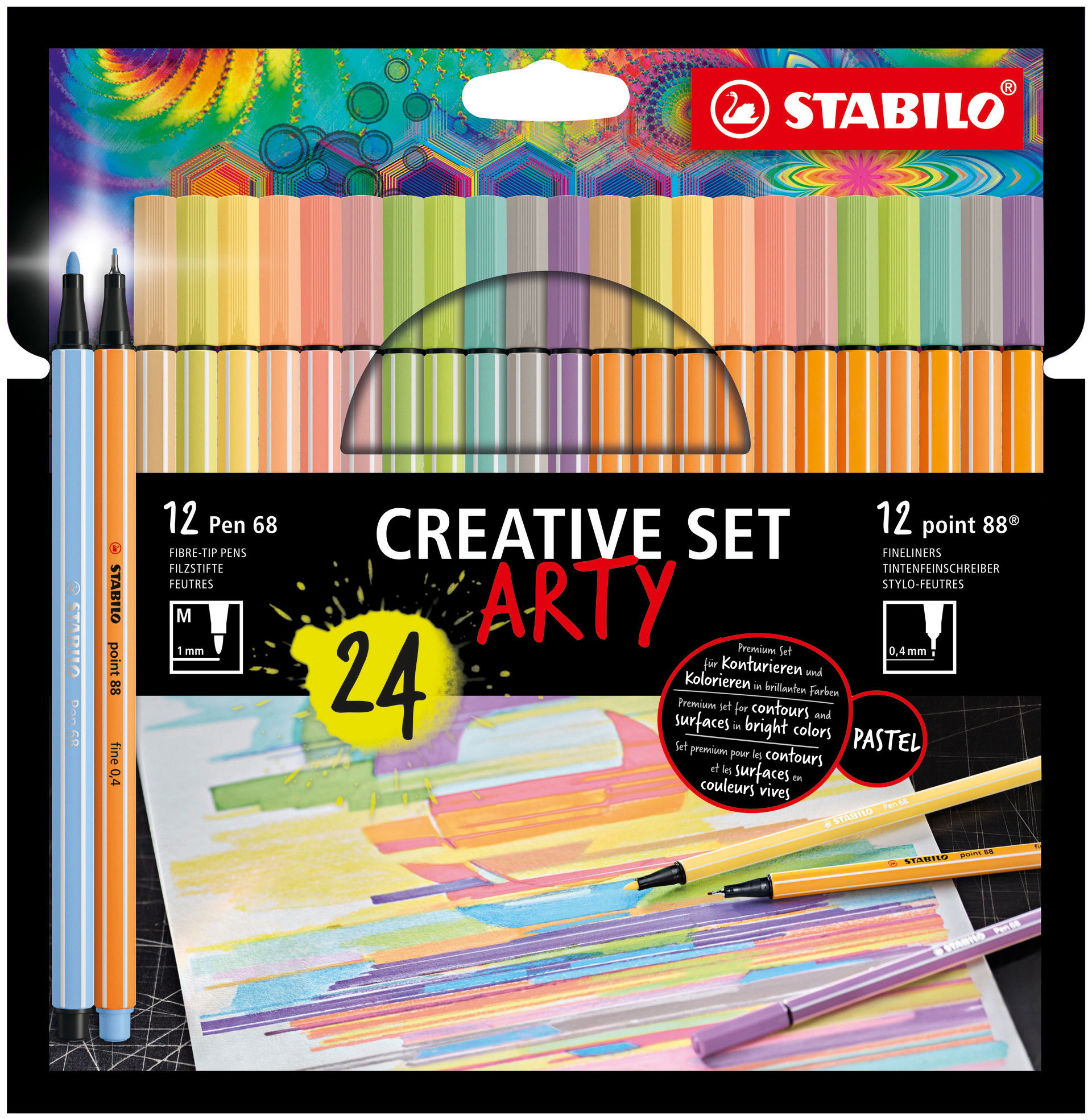 Pen set STABILO ARTY Creative Set Pen set STABILO ARTY Creative Set