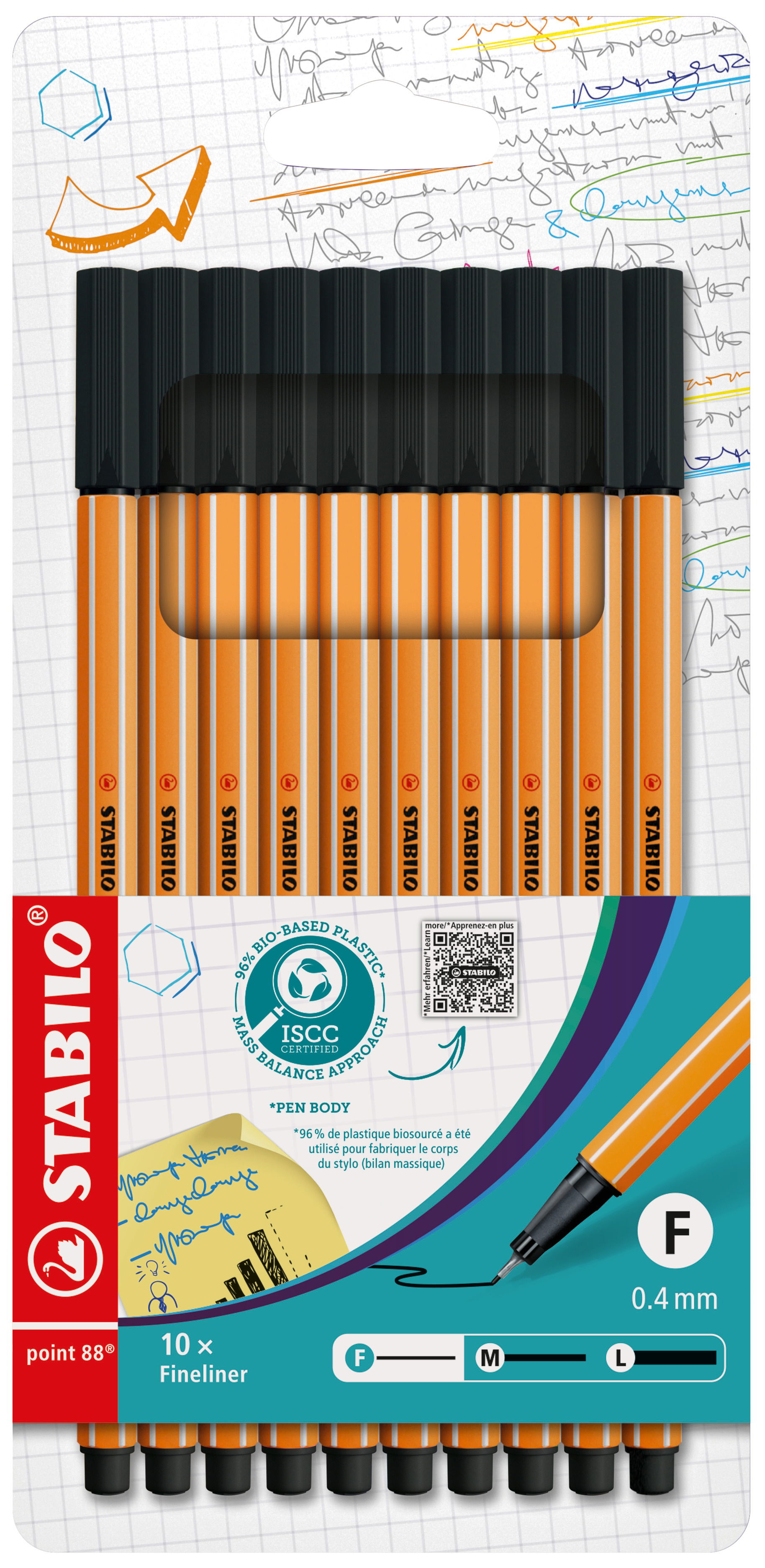 Fineliner & Filzschreiber STABILO point 88