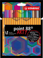 Stylos-feutres STABILO point 88 ARTY