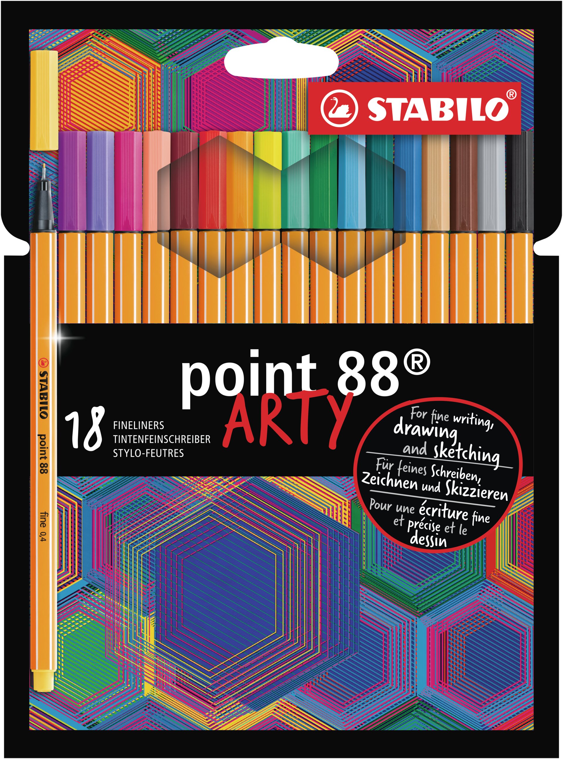 Fineliner STABILO point 88 Fineliner & Filzschreiber STABILO point 88 ARTY