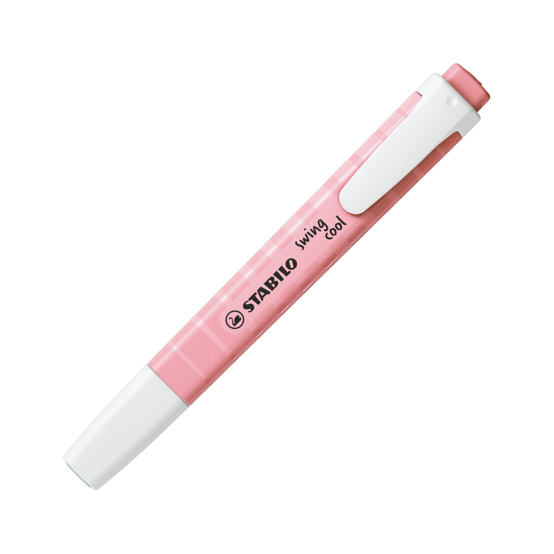 Evidenziatore a tampone con clip STABILO swing cool Pastel Evidenziatore STABILO swing cool Pastel