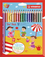 Crayons de couleurs STABILO Trio thick