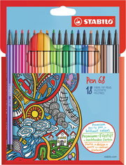 Fiber-Tip Pen STABILO Pen 68