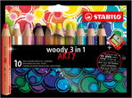Matite colorate STABILO woody 3 in 1 ARTY