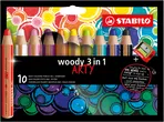 Buntstifte STABILO woody 3 in 1 ARTY