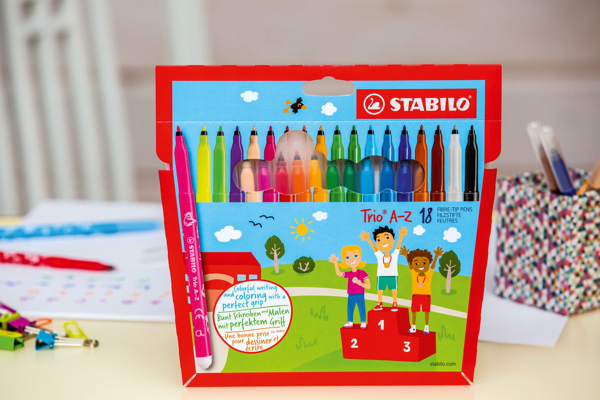 Pennarello STABILO Trio A-Z