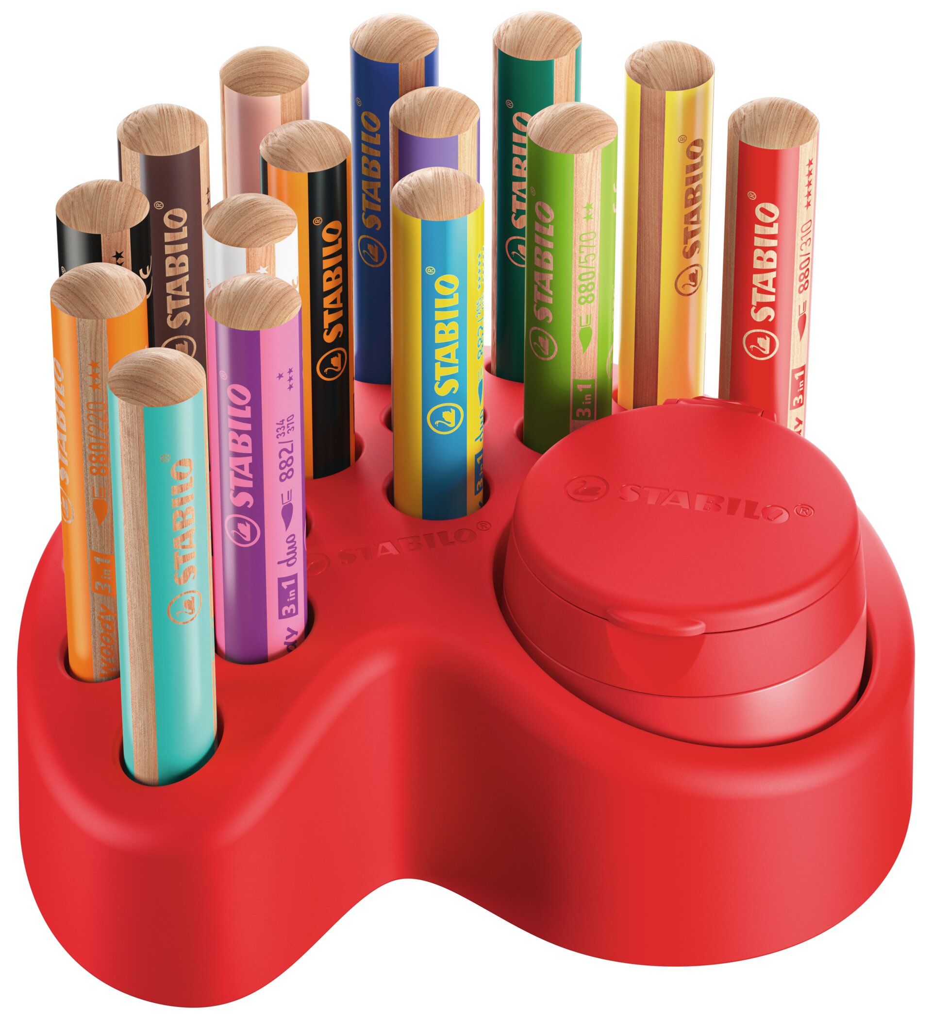Crayon de couleur multi-talents STABILO woody 3 in 1 Crayons de couleurs STABILO woody 3 in 1