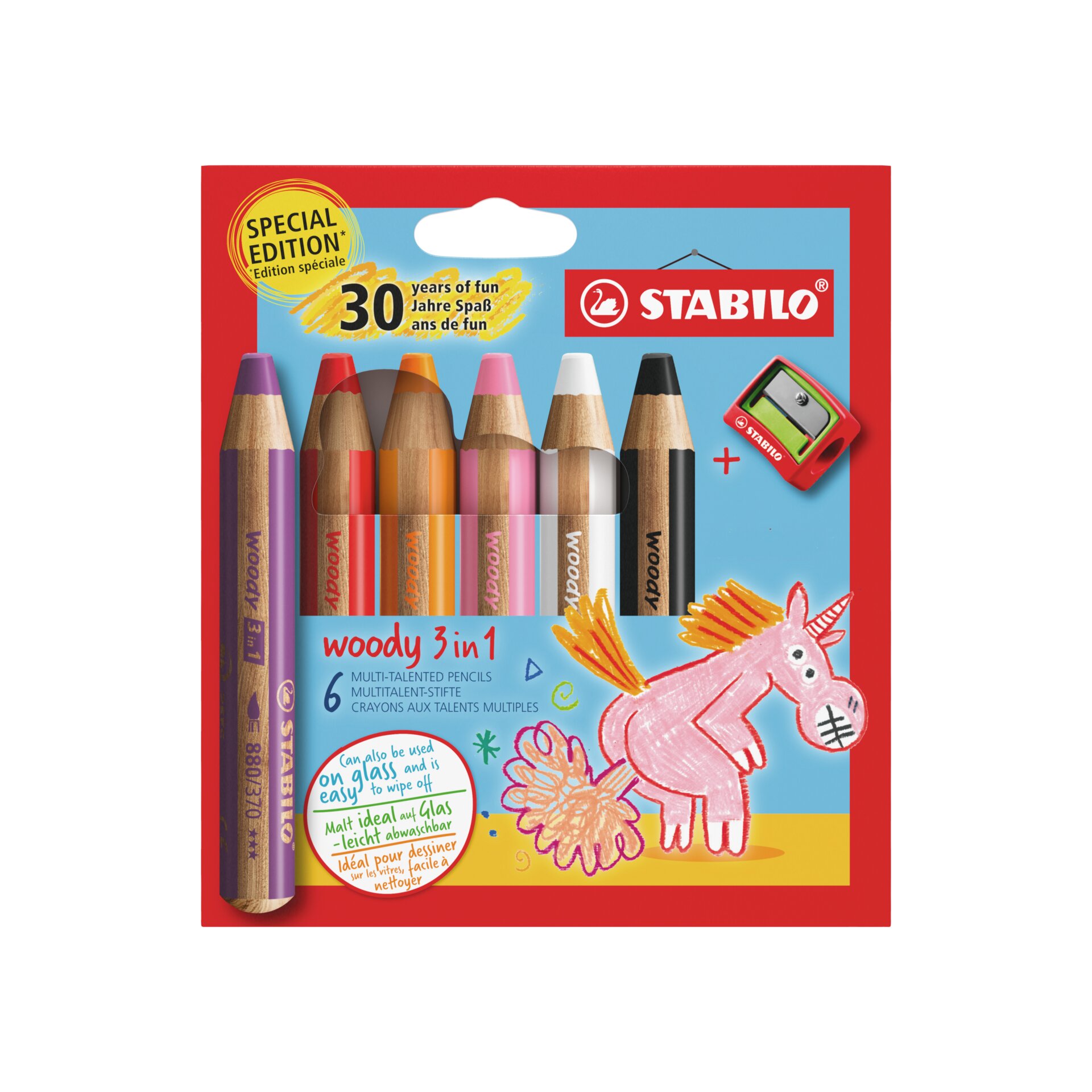 Crayon de couleur multi-talents STABILO woody 3 in 1 Crayons de couleurs STABILO woody 3 in 1