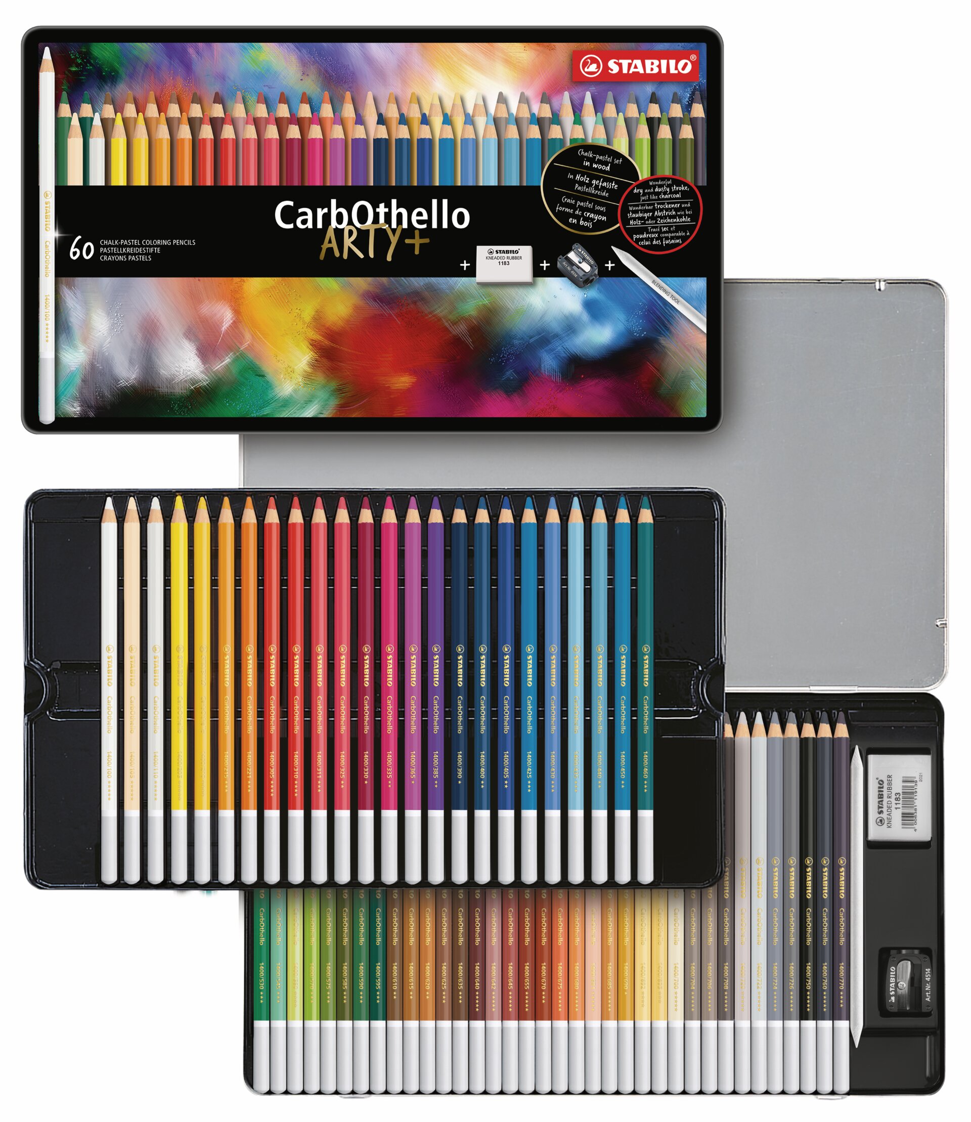 Pastellkreidestift STABILO CarbOthello Buntstifte STABILO CarbOthello ARTY+