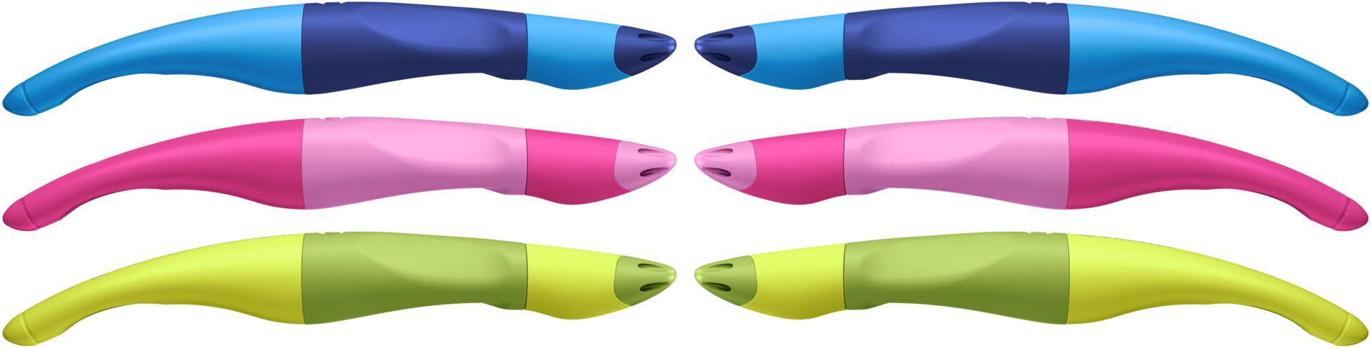 Ergonomischer Tintenroller inkl. Patrone STABILO EASYoriginal Gummi-Augenmaske, Kinder-Spielzeug, Schwimmtier-Form, Mehrfarbige Röhre, Kopfteil geschlossen