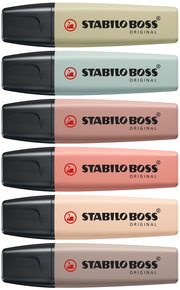 Highlighter, Marker, Pastel colors, Stiftmarker, Chisel tip