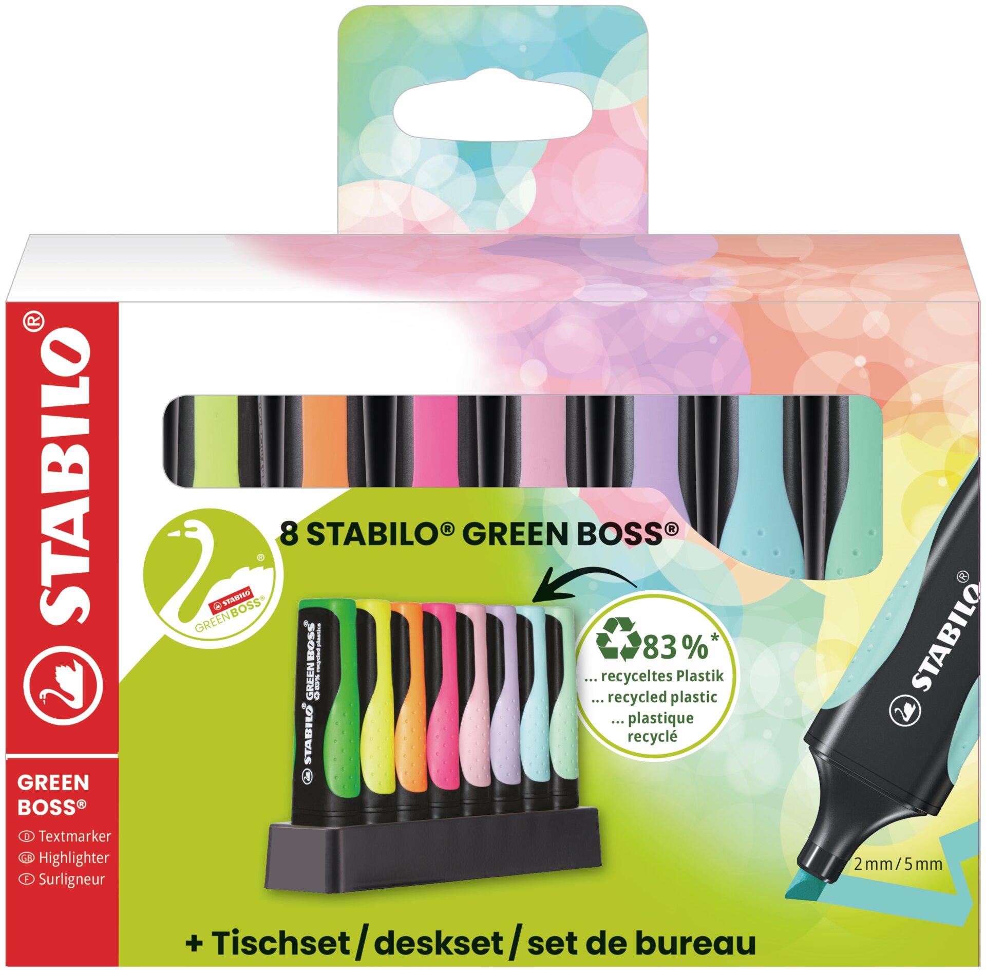 Szövegkiemel? STABILO GREEN BOSS Pastel