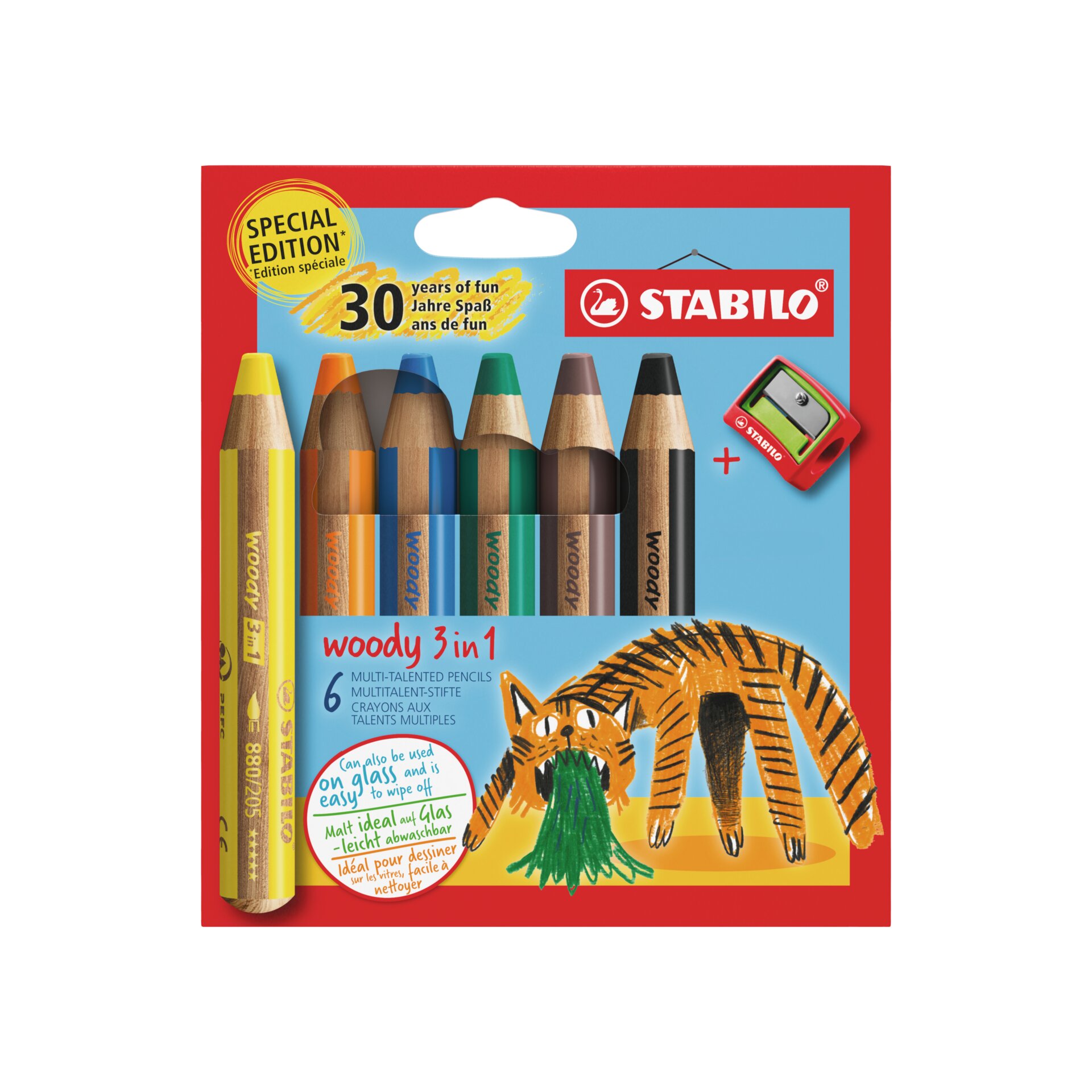 Crayon de couleur multi-talents STABILO woody 3 in 1 Crayons de couleurs STABILO woody 3 in 1