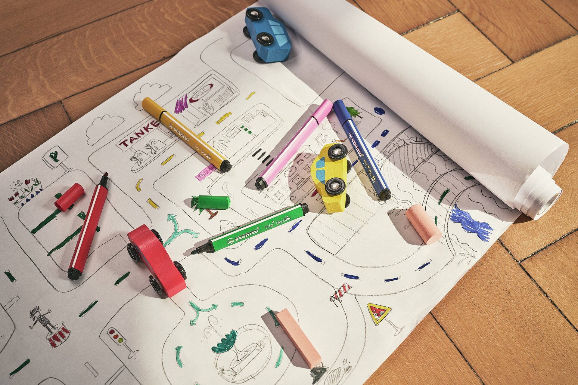 Fiber-Tip Pen STABILO Trio Scribbi