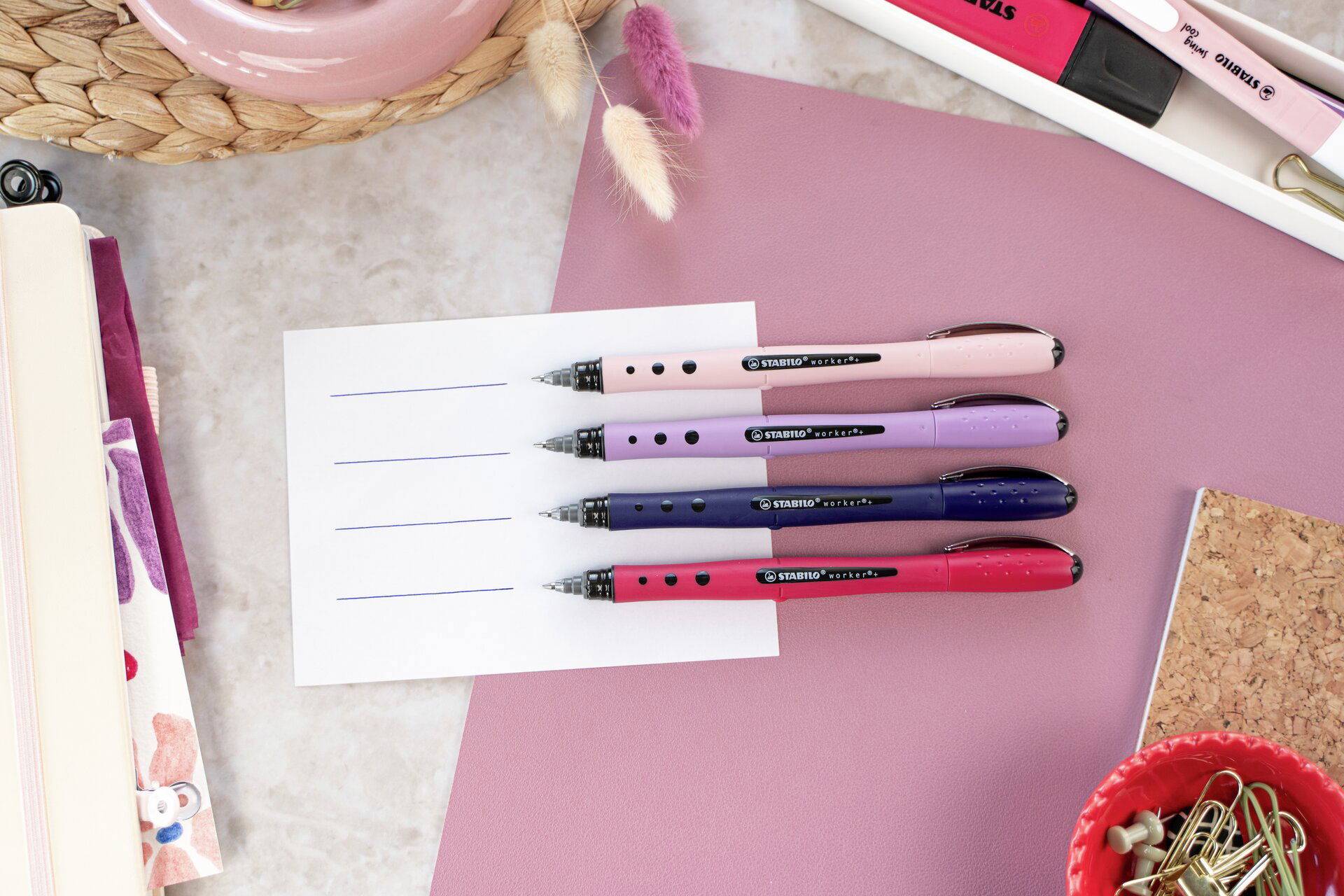 Rollerball STABILO worker+ fine / medium