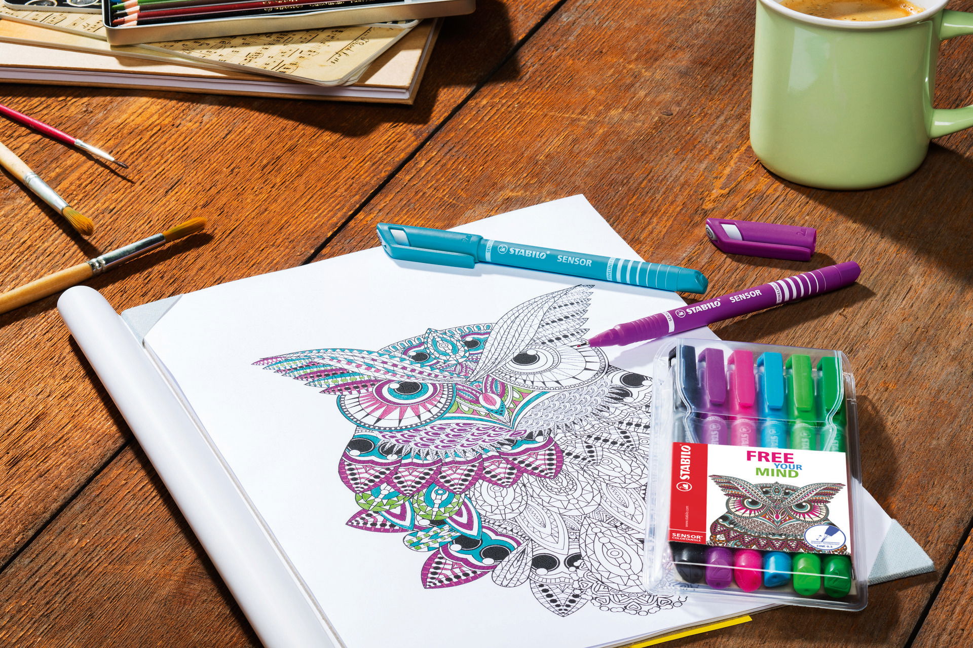 Jemná linka/Fiber- Tip Pen STABILO SENSOR