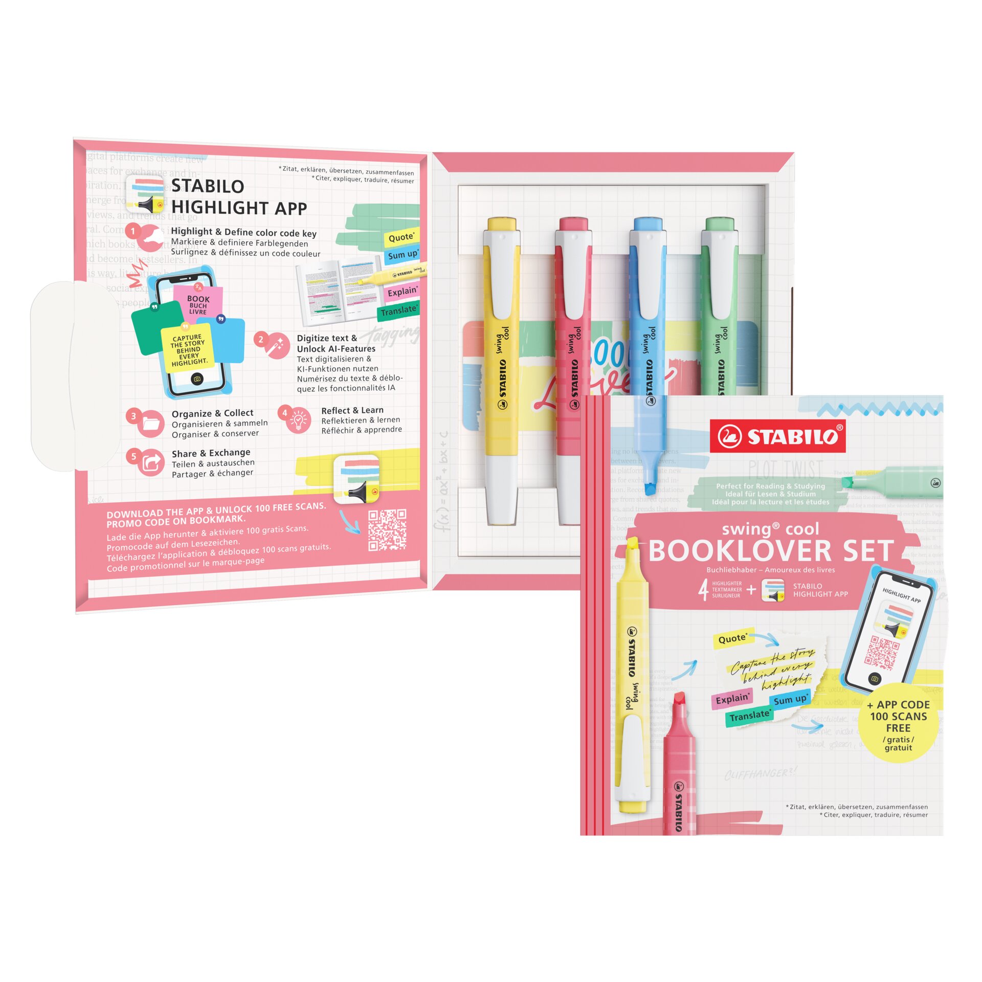 Text Marqueurs STABILO swing cool Pastel