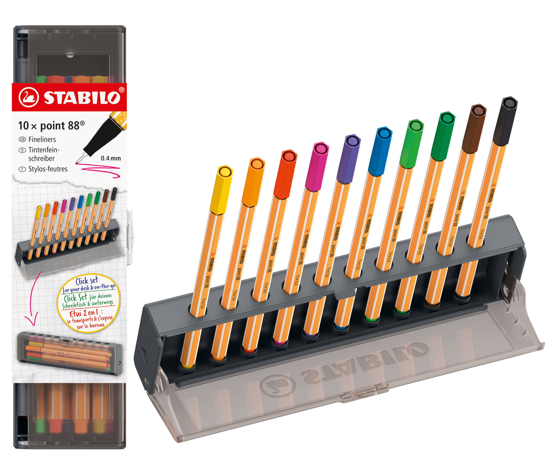 Jemný liner STABILO point 88 Jemná linka/Fiber- Tip Pen STABILO point 88