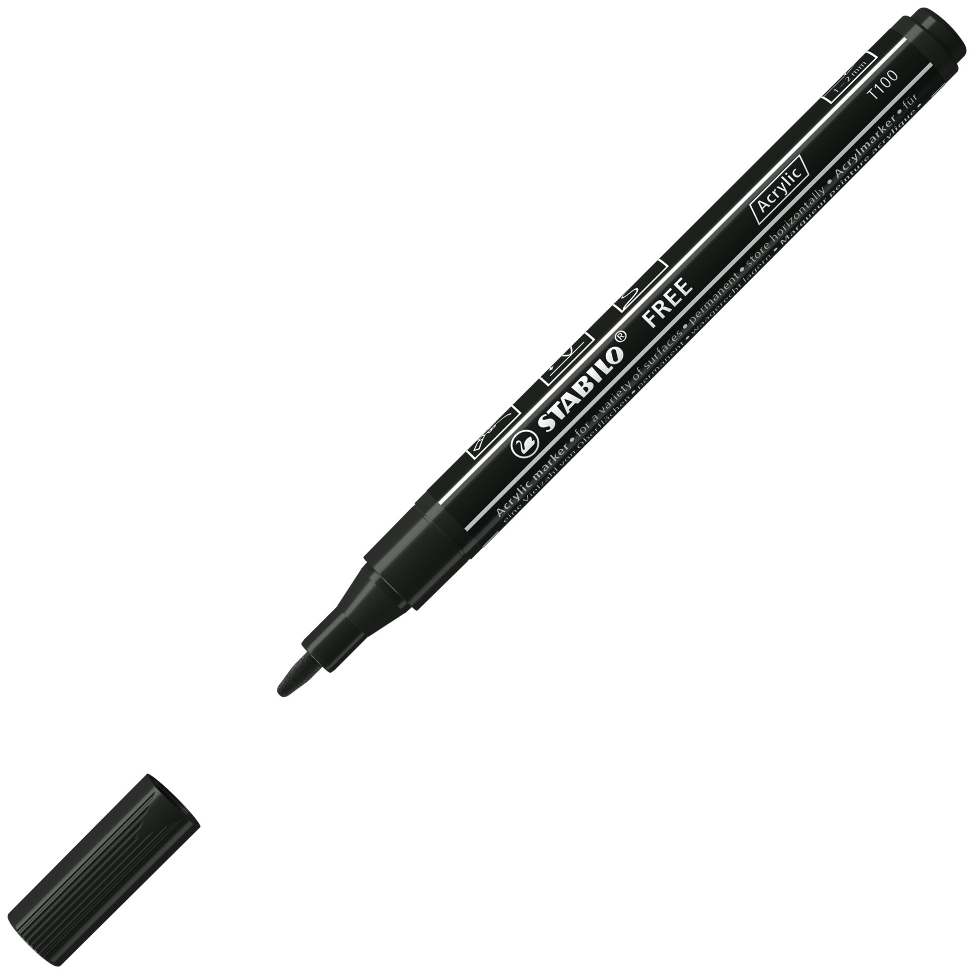 Toutes surfaces STABILO FREE Acrylic T100