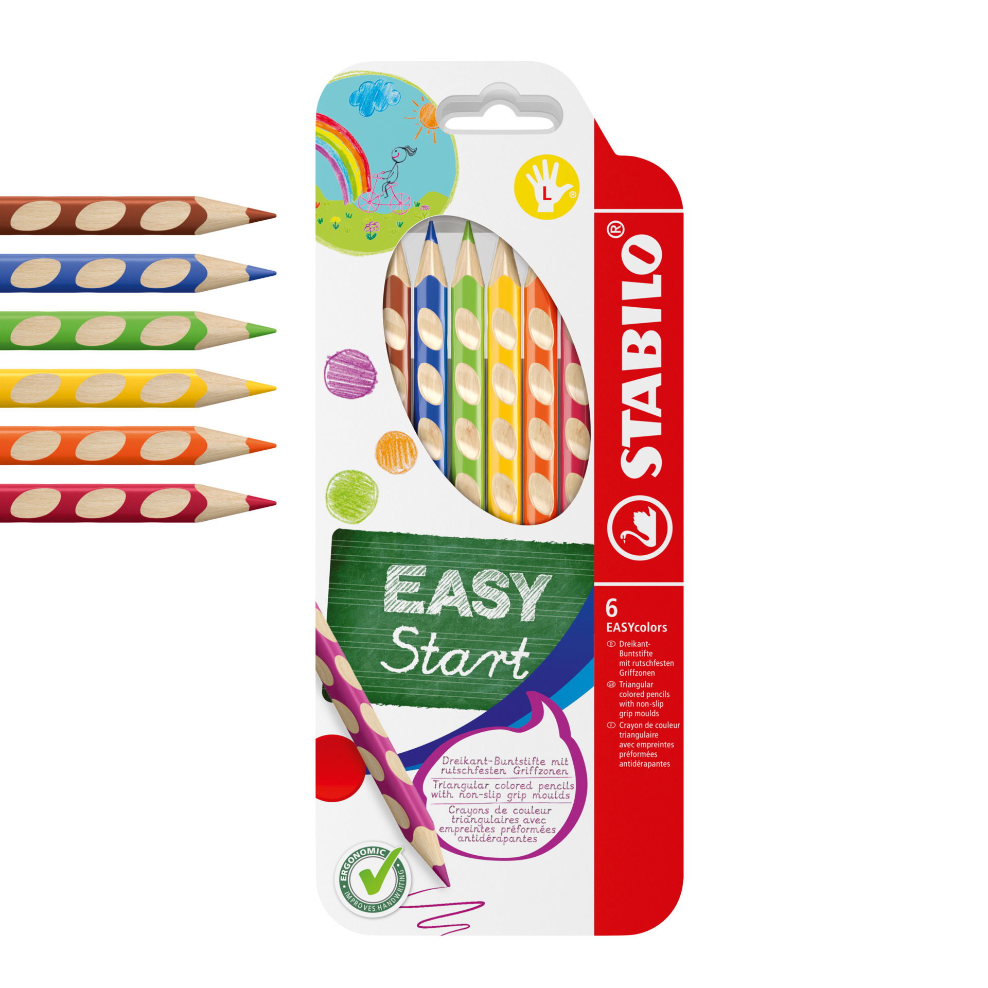Lápices de colores STABILO EASYcolors