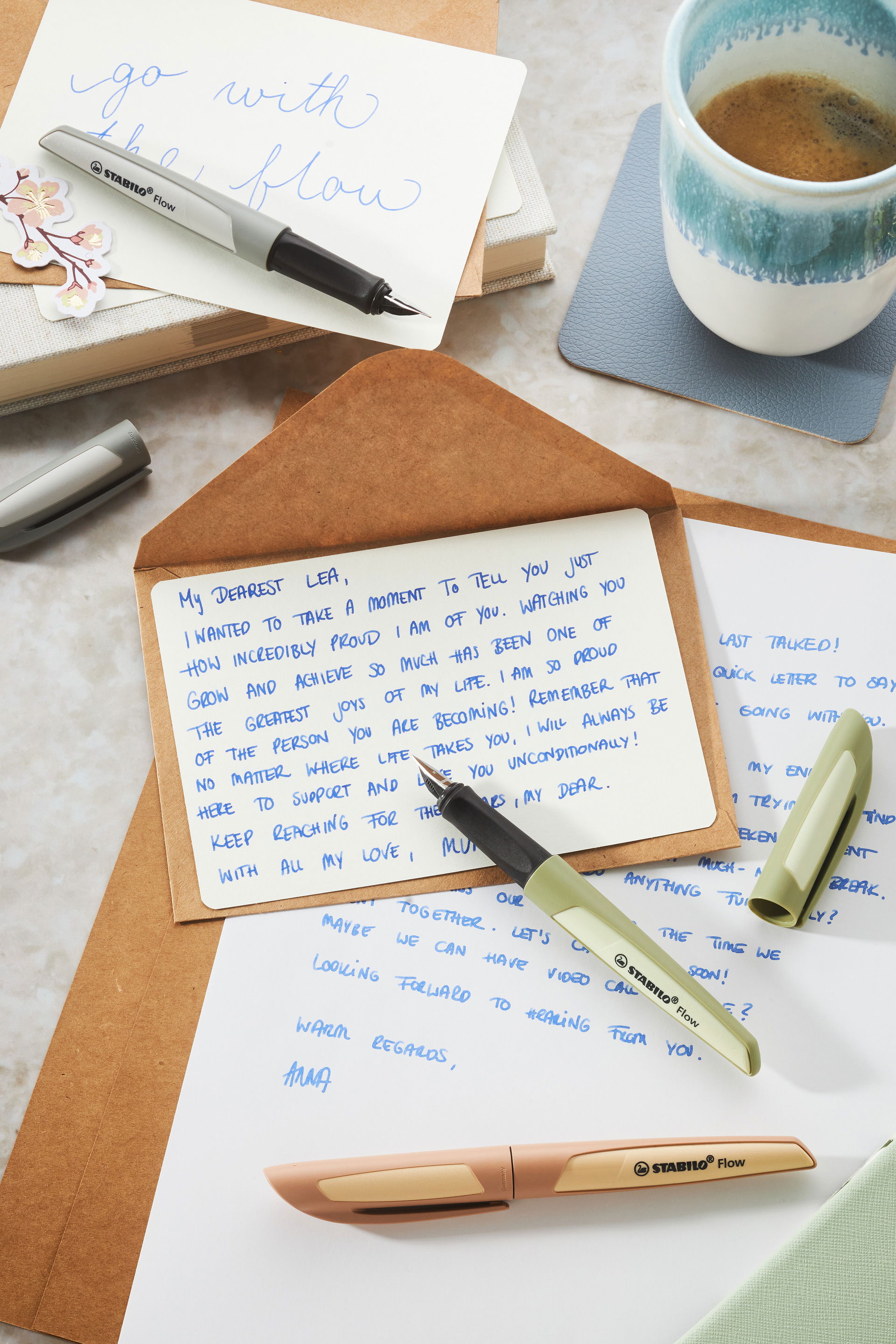 Fountain Pen STABILO Flow Monochrome