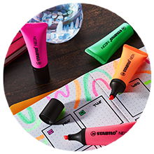 Text Marqueurs STABILO NEON