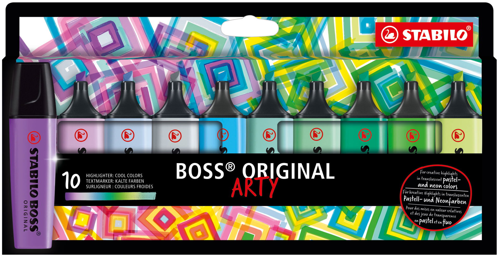 Evidenziatore STABILO BOSS ORIGINAL ARTY