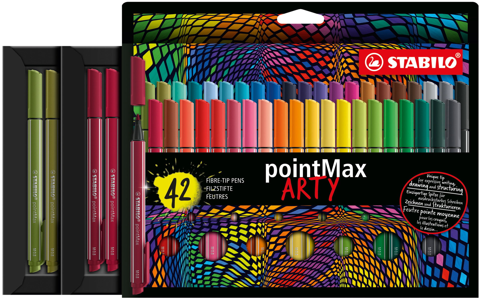 Penna fineliner con punta in nylon STABILO pointMax Fineliner/ pennarello STABILO pointMax ARTY