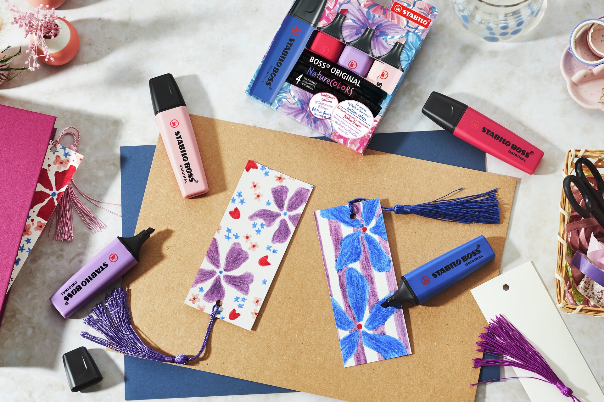 Text Marqueurs STABILO BOSS ORIGINAL NatureCOLORS Wildflower