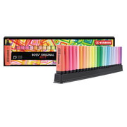 Textmarker STABILO BOSS ORIGINAL ARTY, Highlighter, Marker-Set, Pastellfarben, Regenbogen-Marker, Kunstbedarf