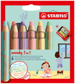 Kleurpotloden STABILO woody 3 in 1