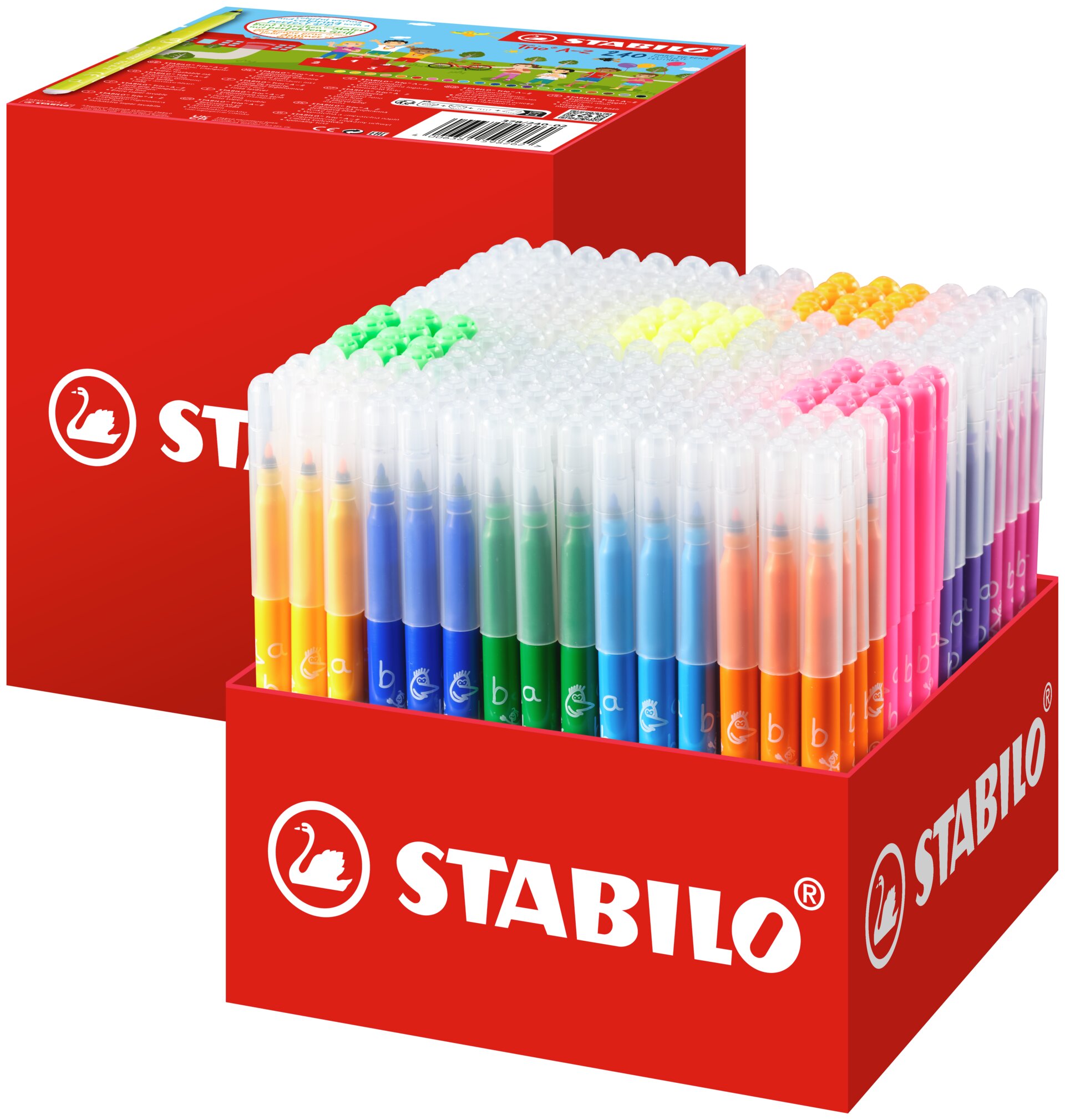 Feutre de coloriage pointe moyenne STABILO Trio A-Z Feutres STABILO Trio A-Z