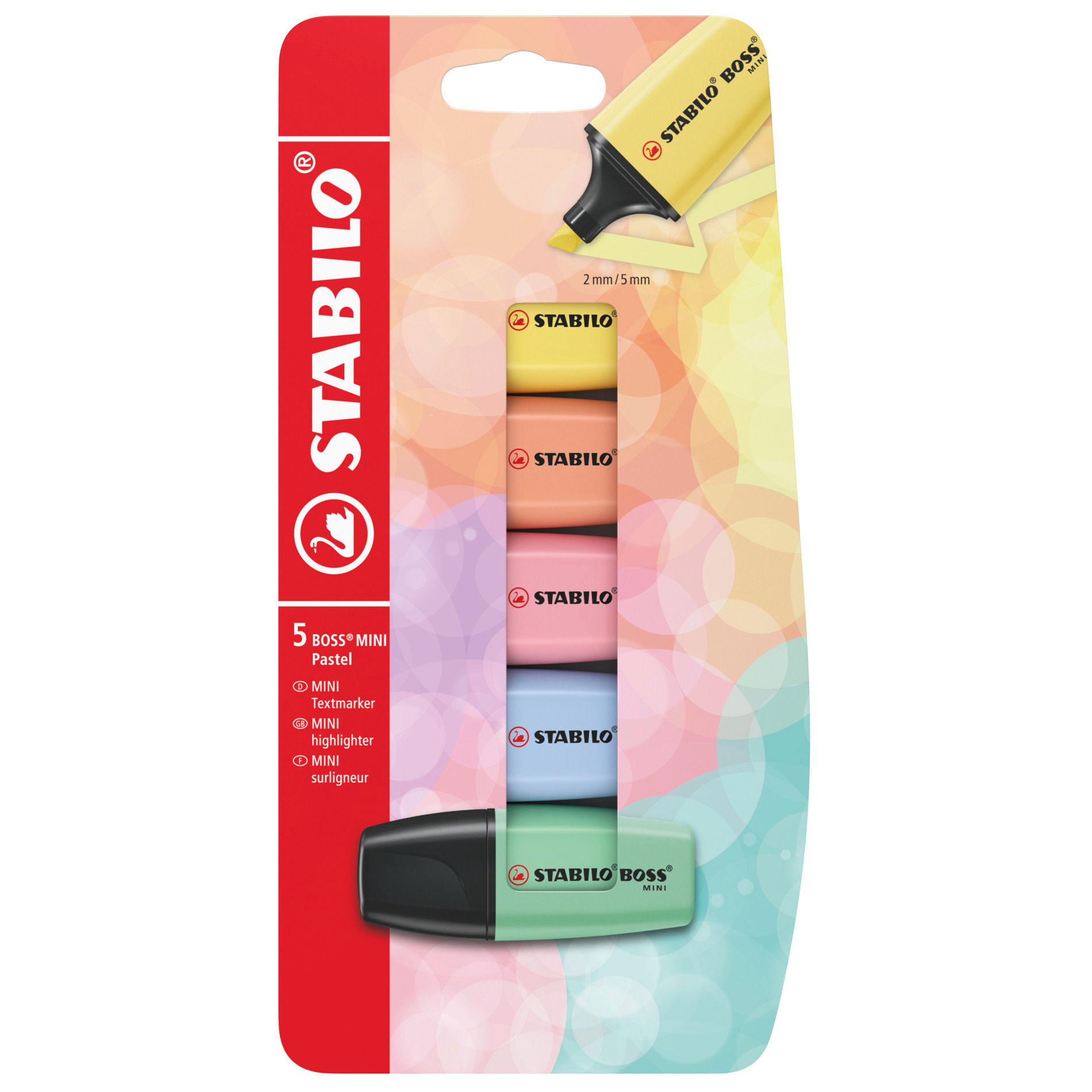 Textmarker STABILO BOSS MINI Pastel