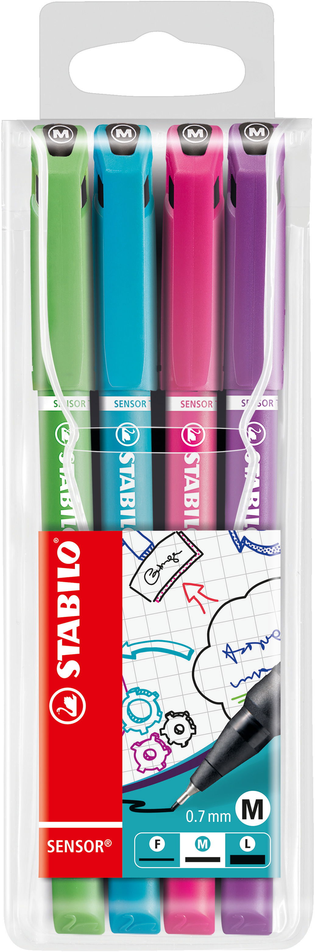 Fineliner & Filzschreiber STABILO SENSOR medium